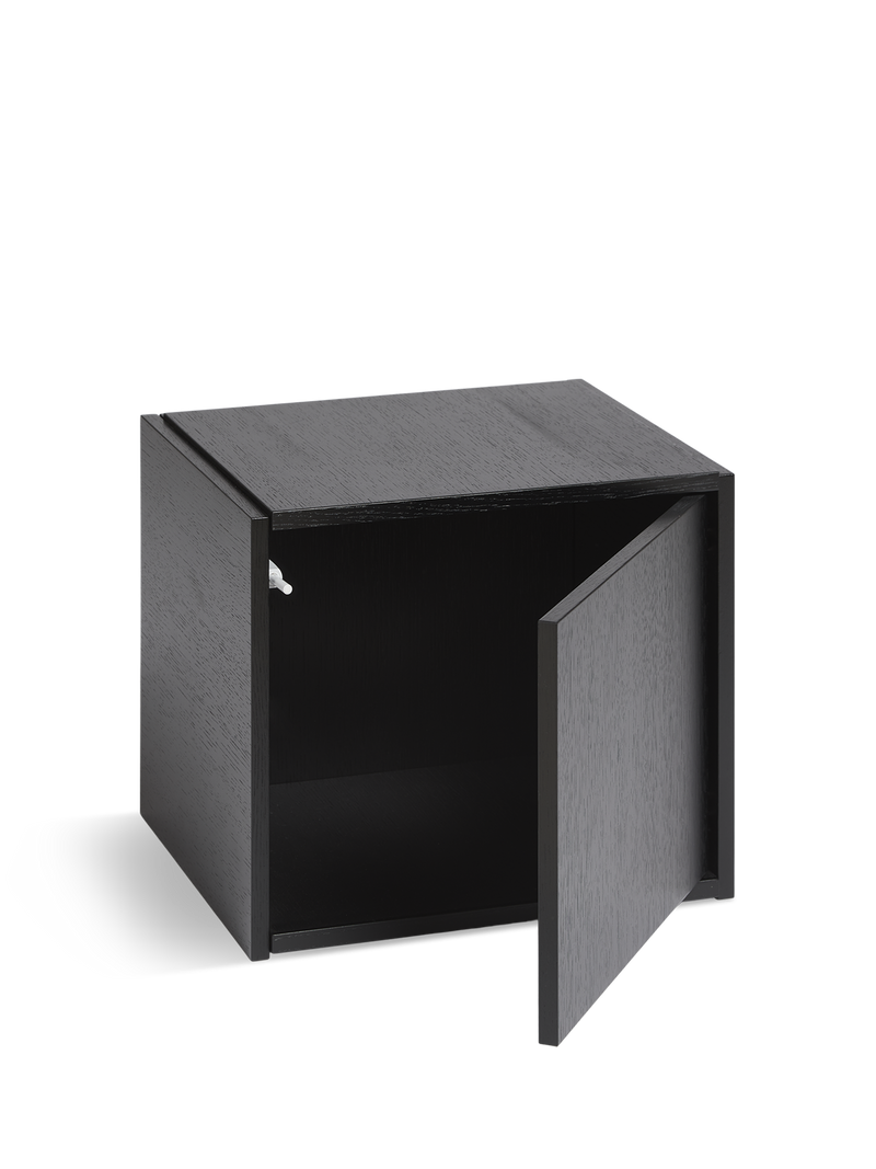 Bricks cube (door right) - Black