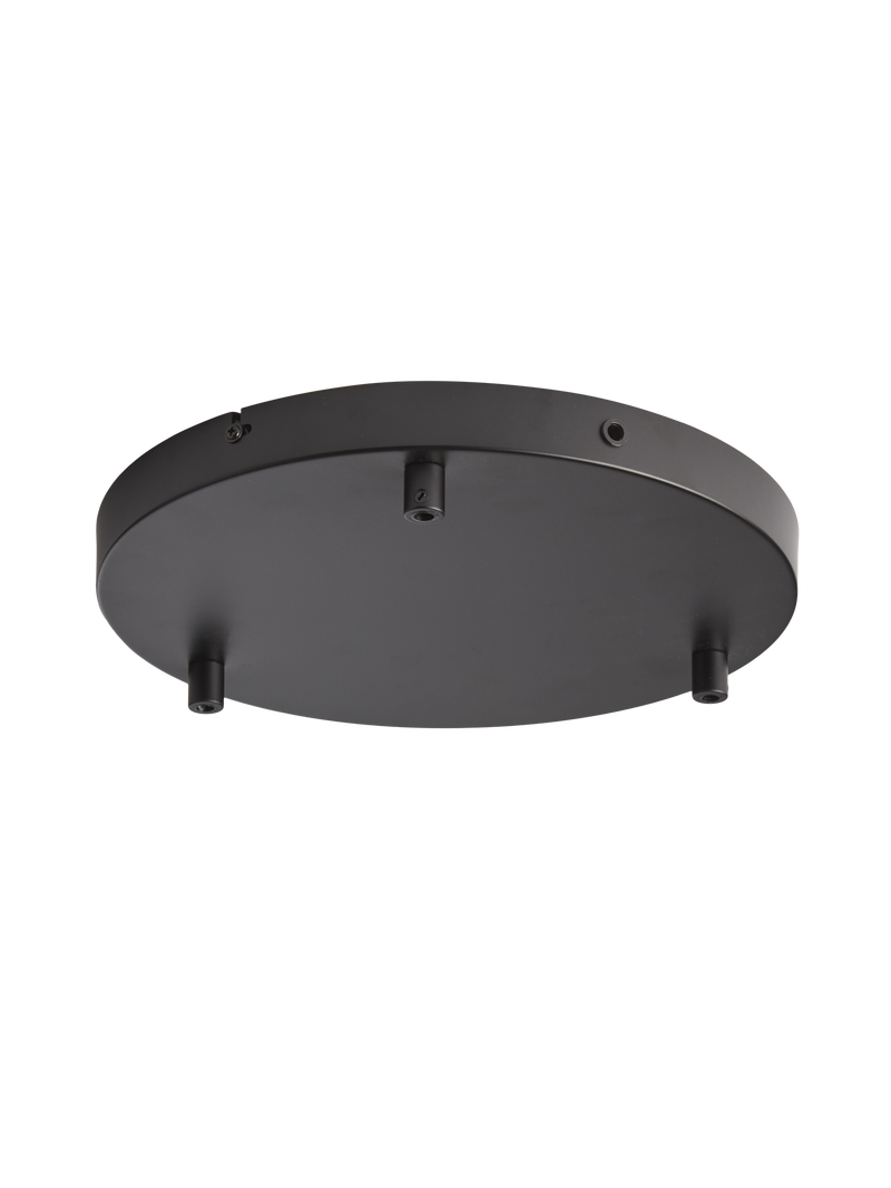 Canopy takplate for 3 pendellamper - Black