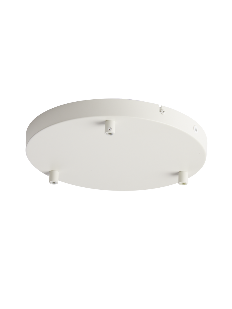 Canopy takplate for 3 pendellamper - White