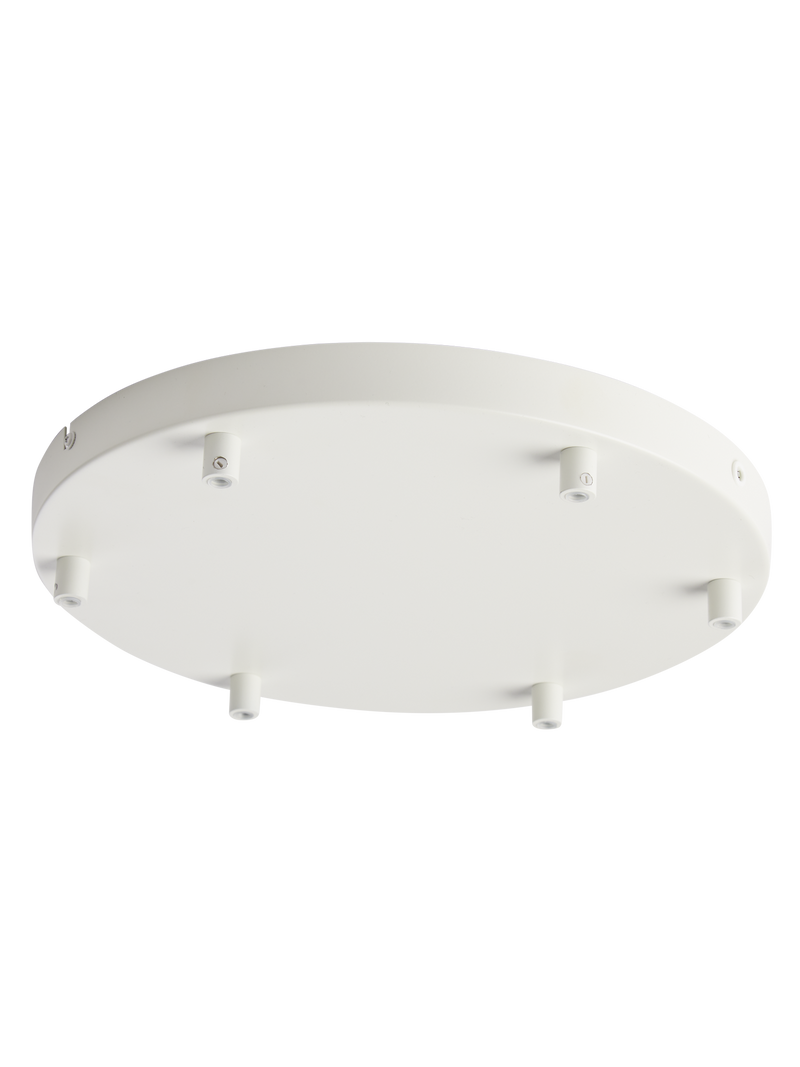 Canopy takplate for 6 pendellamper - White