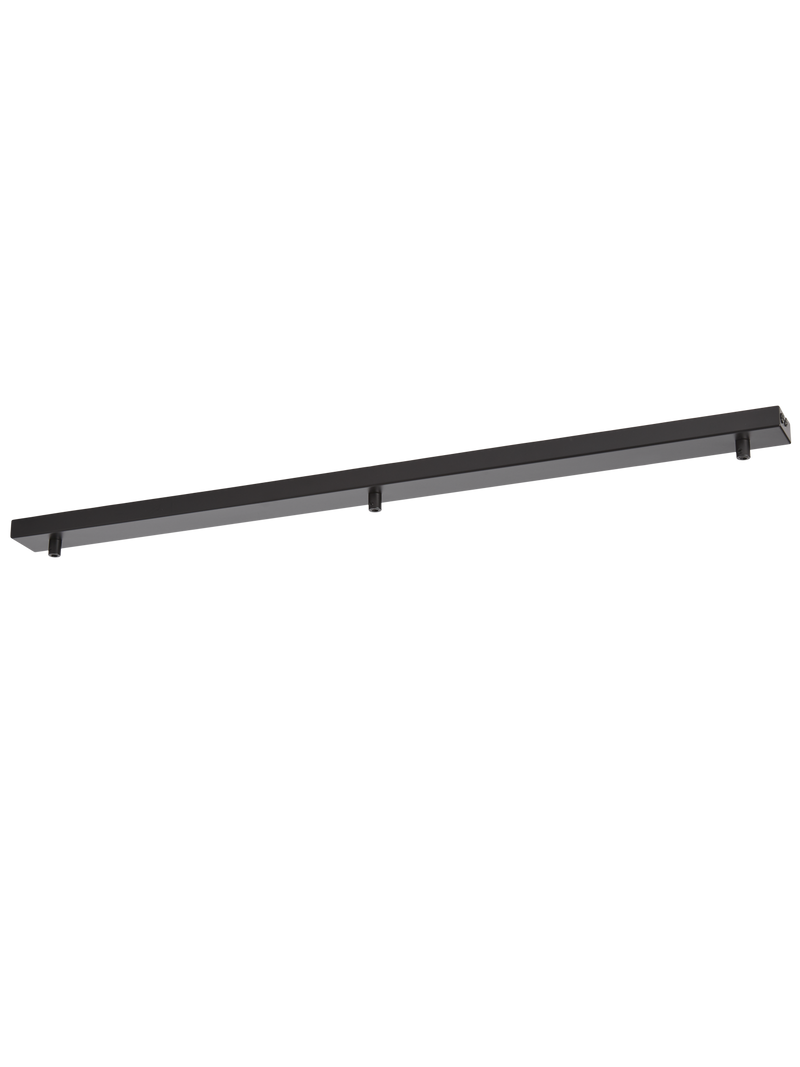 Canopy takplate for 3 pendellamper - Black