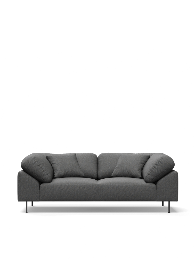 Collar 2-seater - Dark grey