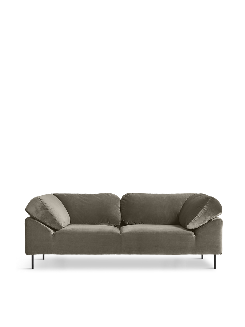 Collar 2-seater - Taupe
