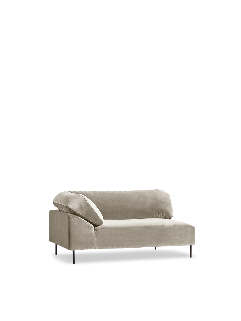 Collar open end right (arm left) - Beige