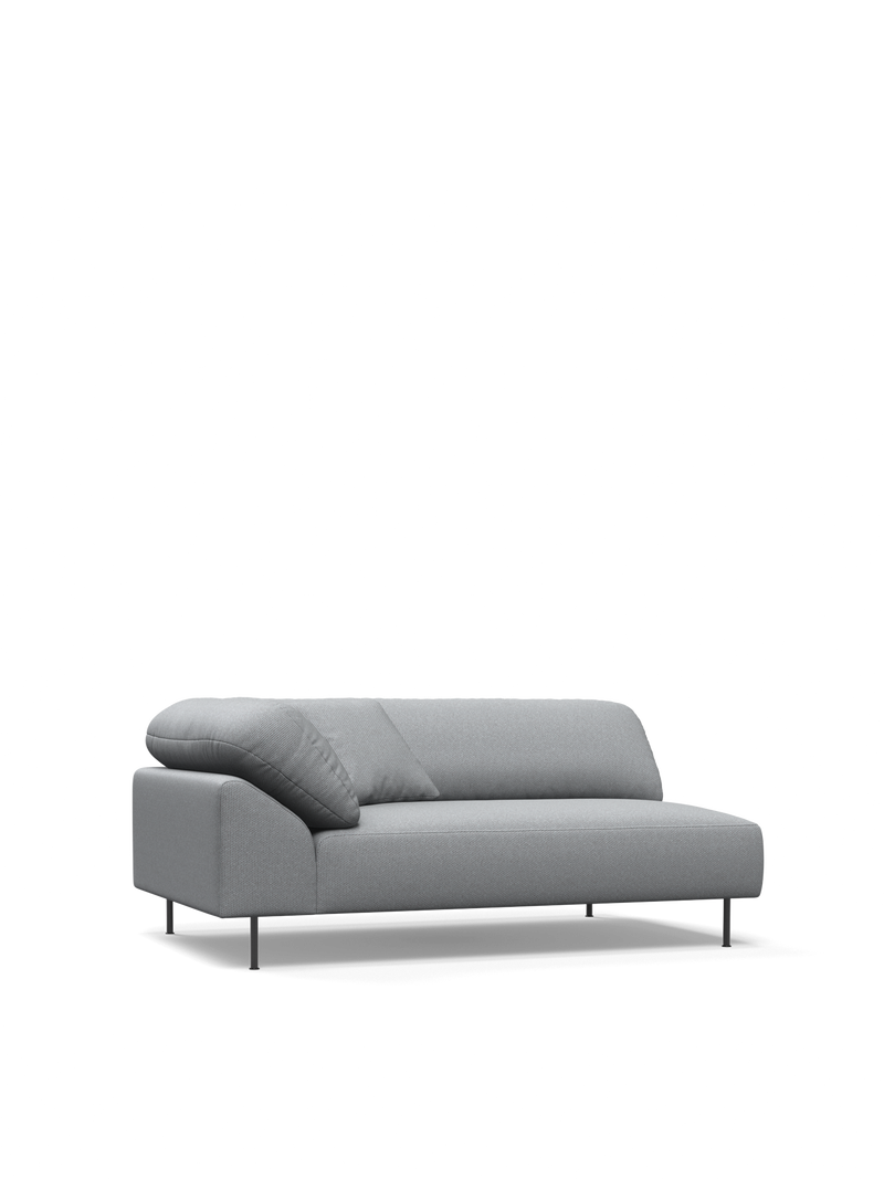 Collar open end right (arm left) - Light grey