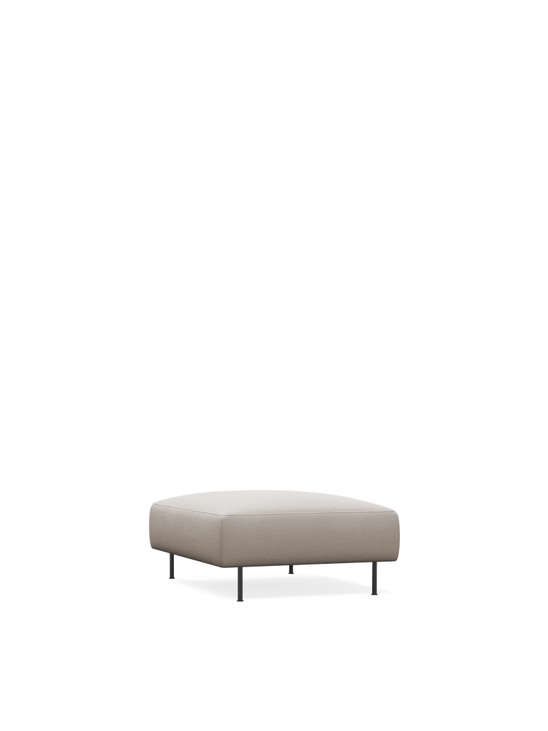 Collar ottoman - Natural bouclé