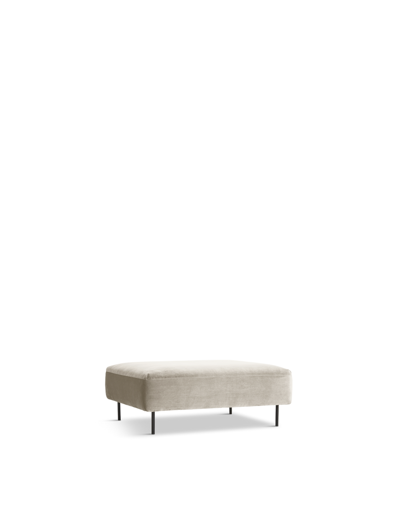 Collar ottoman - Beige