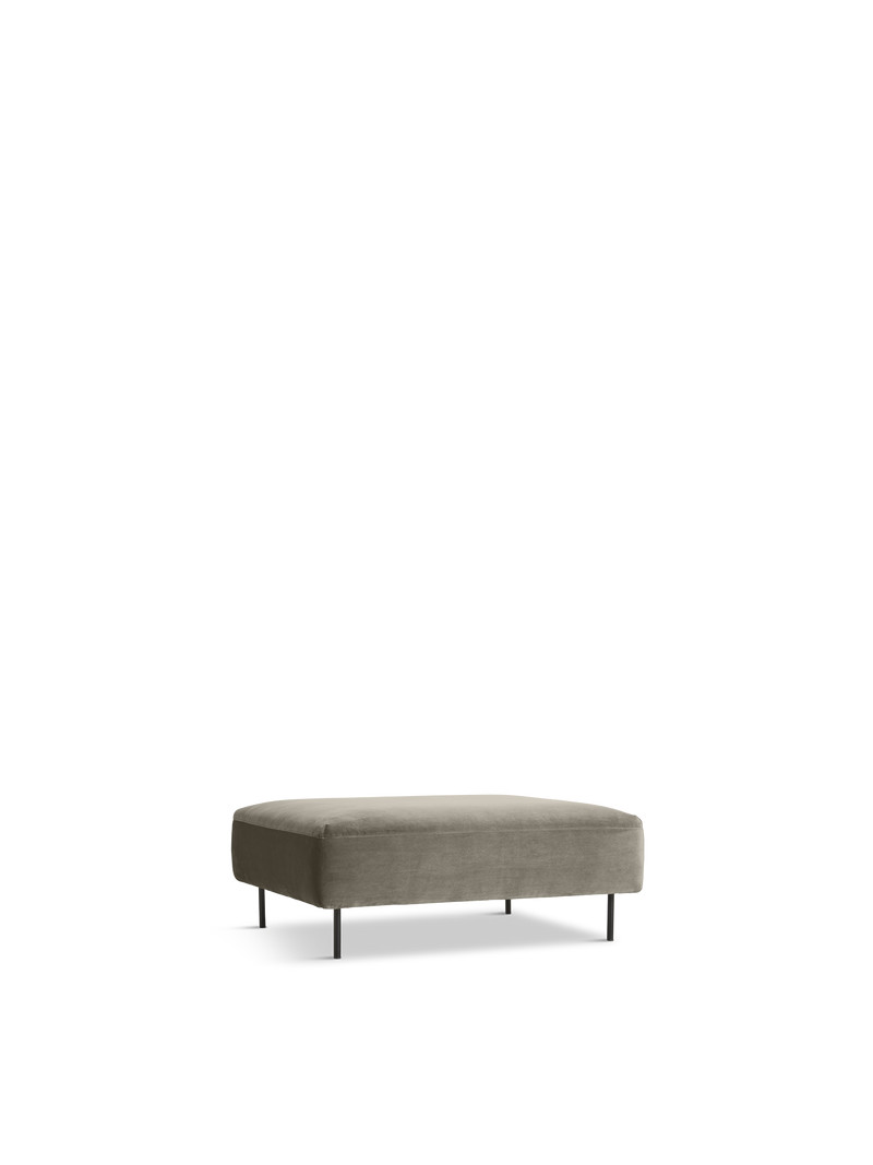 Collar ottoman - Taupe