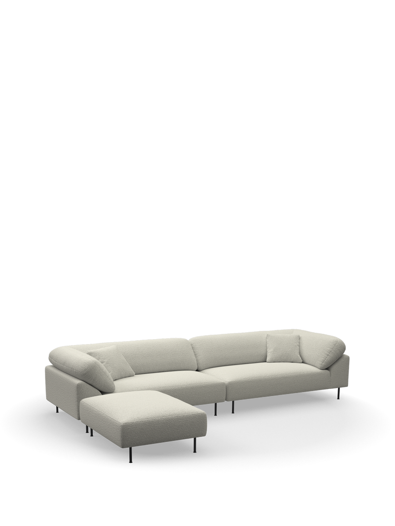 Collar sectional 3 - Off white