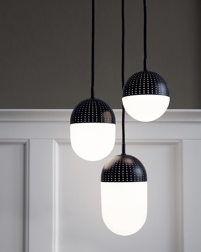 Dot pendellampe (Large) - Black