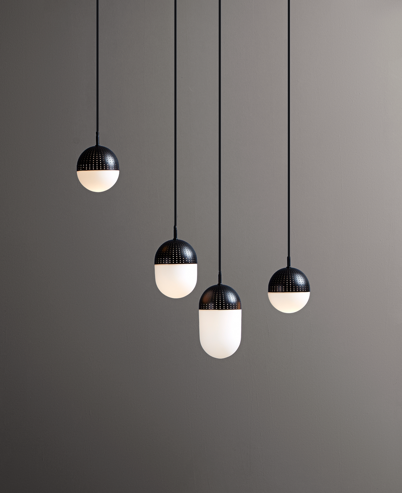 Dot pendellampe (Small) - Black