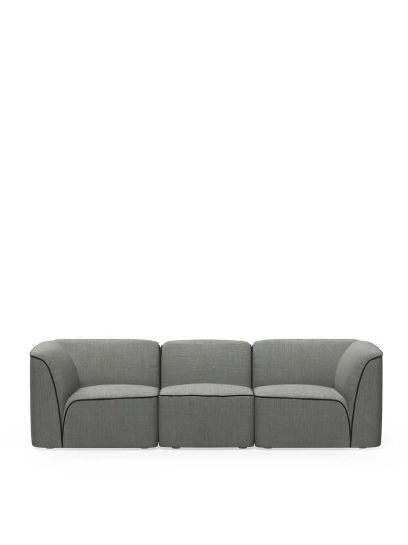 Flora 2.5-seater - Dark grey