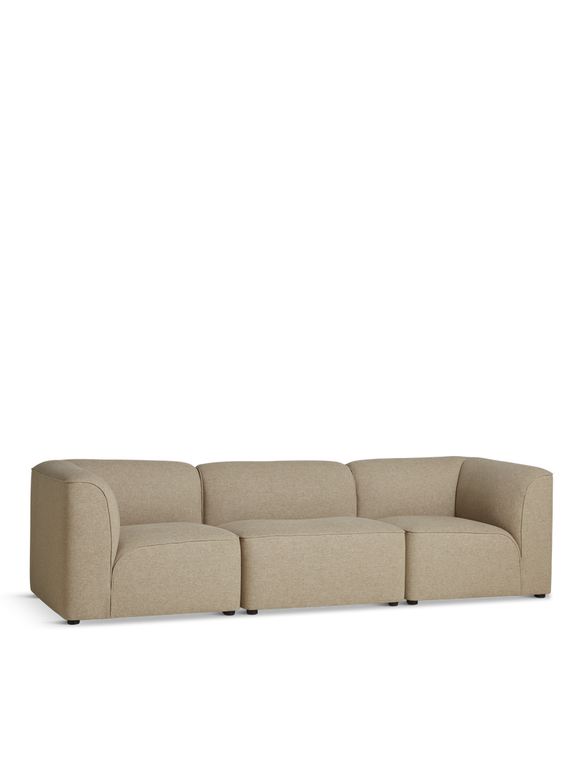 Flora 3-seater - Warm beige