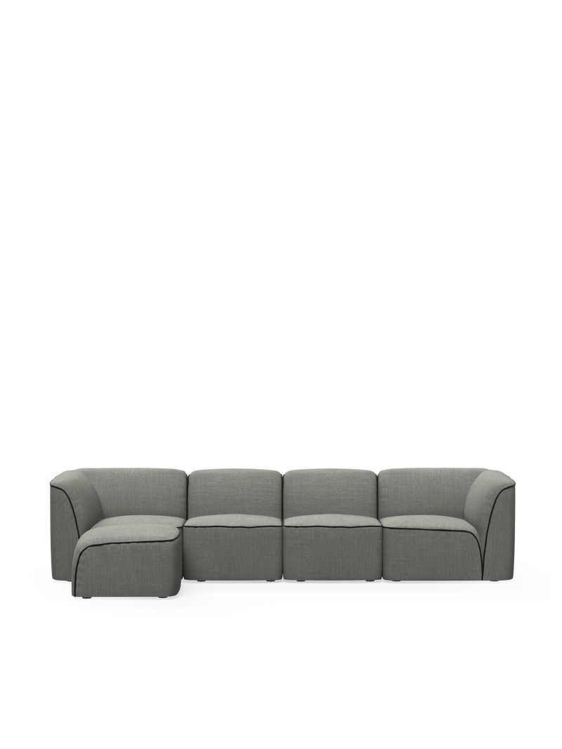 Flora sectional 1 - Dark grey