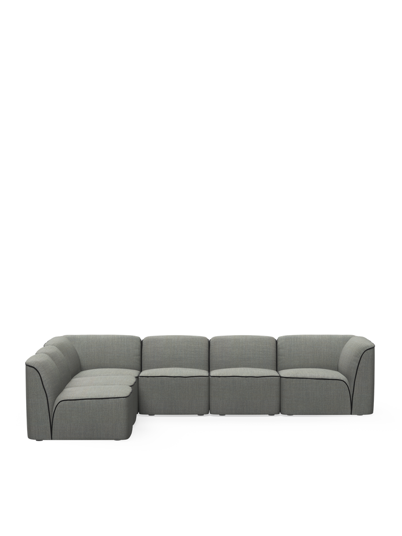 Flora sectional 2 - Dark grey