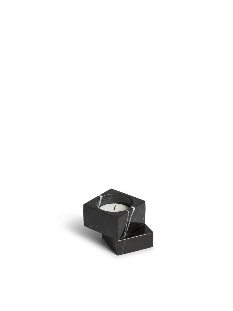Jeu de dés 1 candle holder - Black