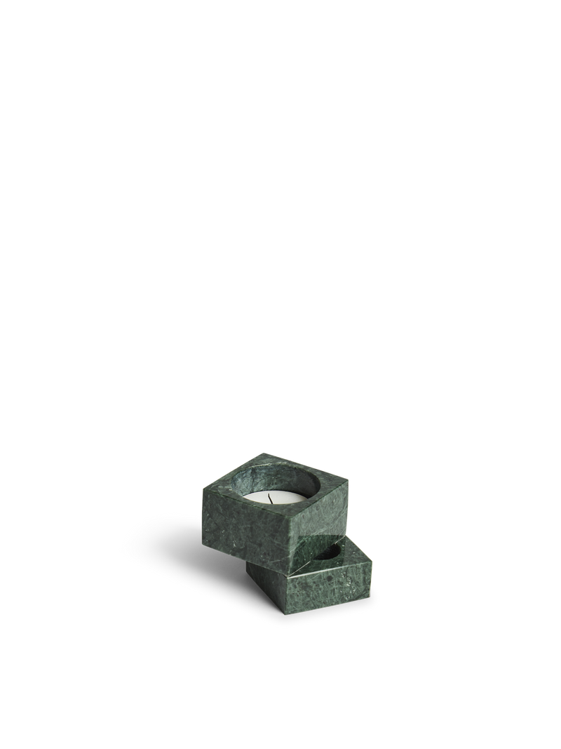 Jeu de dés 1 candle holder - Green