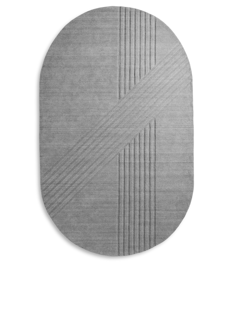 Kyoto teppe (210 x 340 cm) - Grey