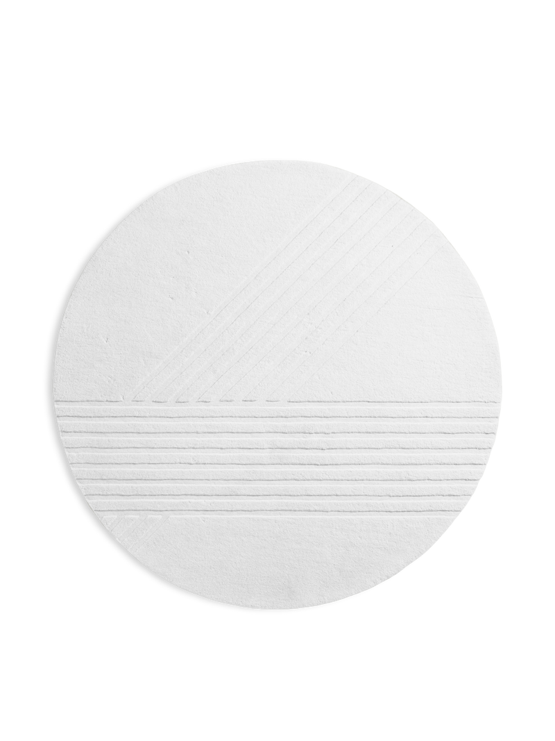 Kyoto rug (Ø: 200 cm) - Off white