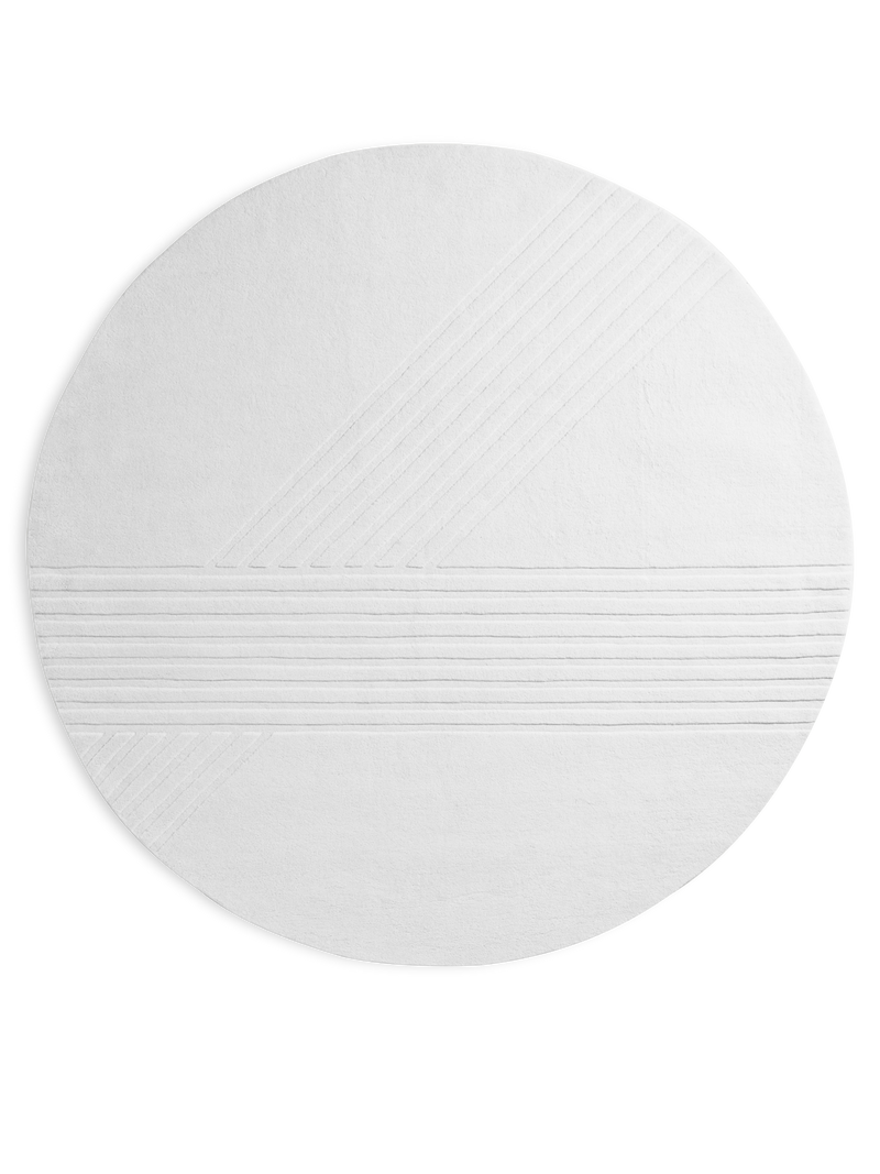 Kyoto rug (Ø: 250 cm) - Off white
