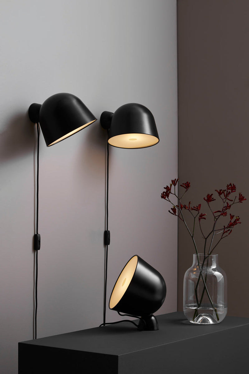 Kuppi vegglampe 2.0 - Black
