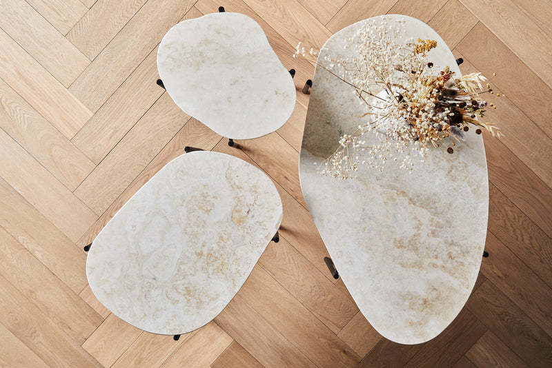 La Terra occasional table (Medium) - Ivory