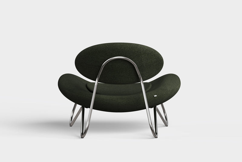 Meadow lounge chair - Pine/Chrome