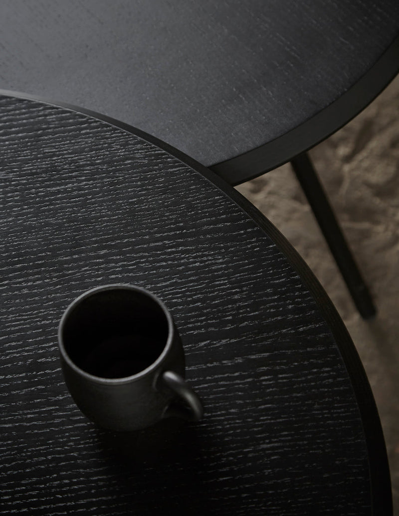 Soround kaffebord - Black ash (Ø75xH49)