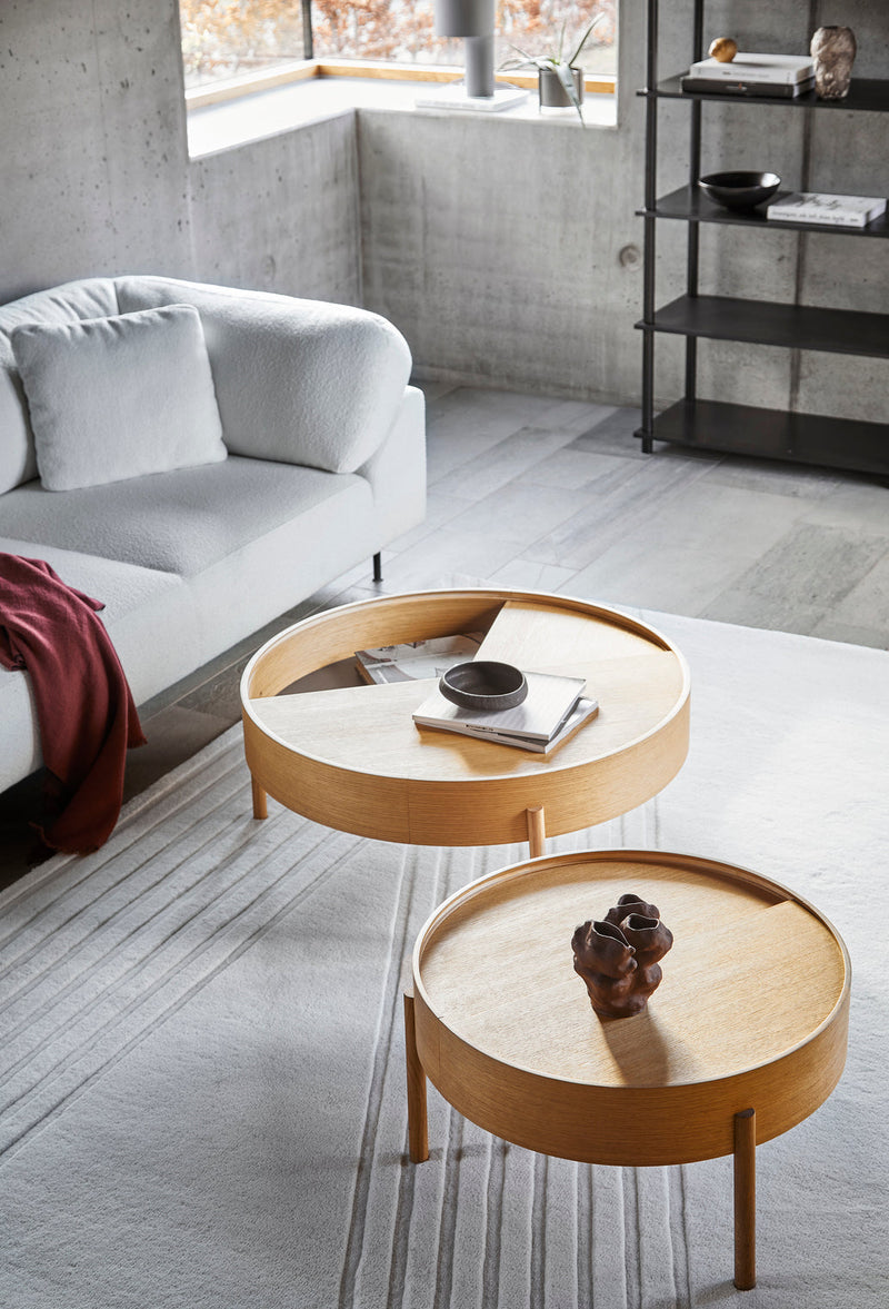 Arc kaffebord (89 cm) - Oiled oak