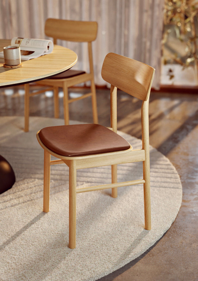 Soma spisestol - oljet eik W/Leather