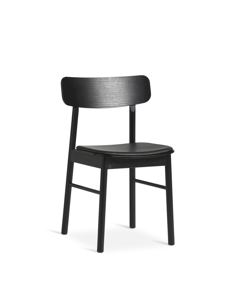 Soma spisestol - Black W/Leather