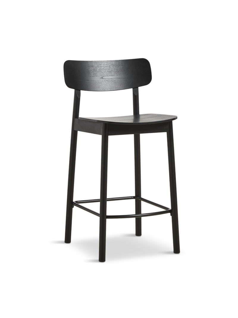 Soma bar stool - hvitpigmentert eik