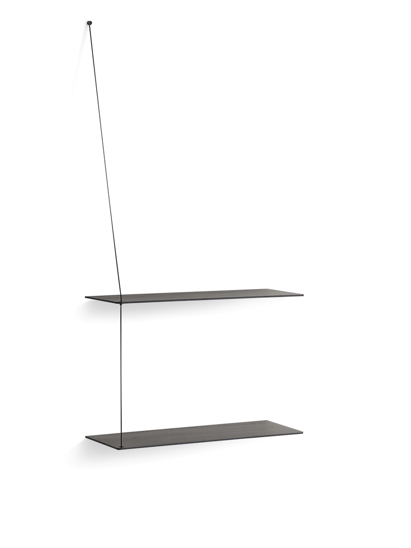 Stedge hylle (60 cm) - Black