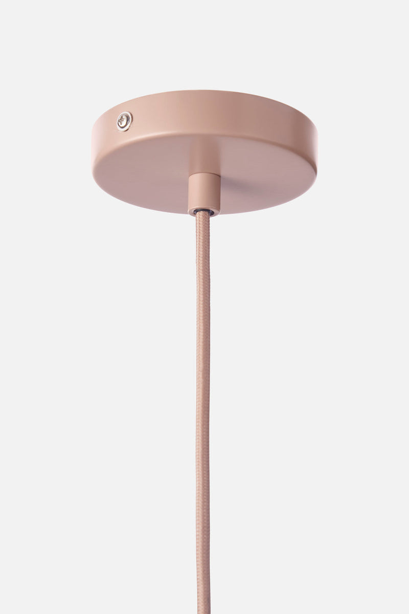Stone pendellampe (Small) - Dusty rose