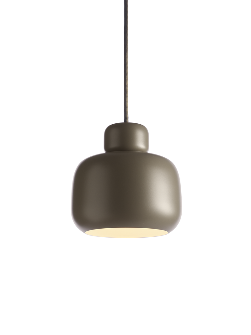 Stone pendellampe (Small) - Taupe