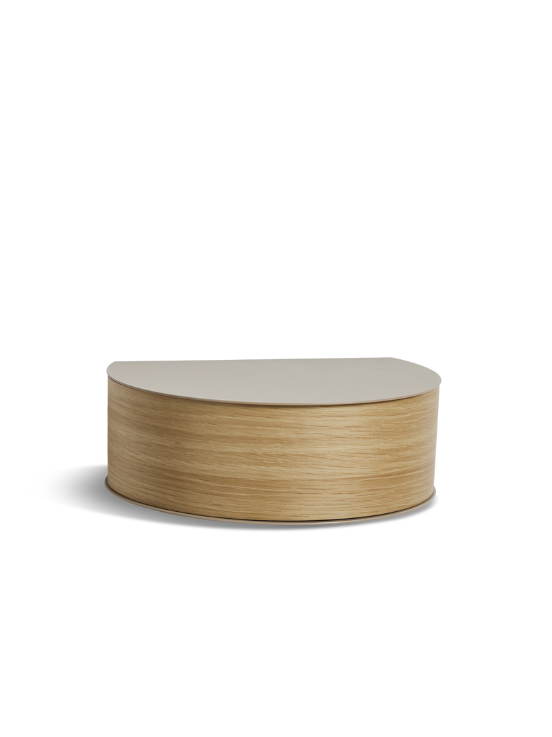 Wallie wall drawer - Oak / Grey beige