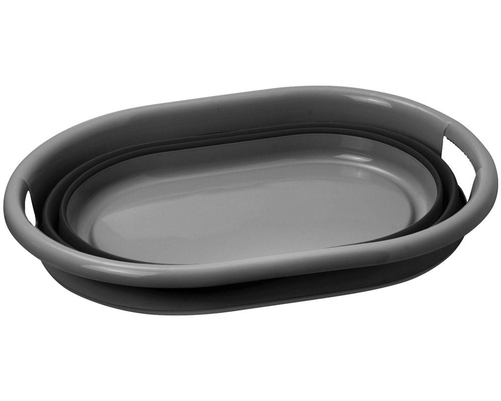 Bøtte Lotus Fold - Away 36l avlang grå - Fritidsshoppen.nobaljebilvaskcaravanrengjøring