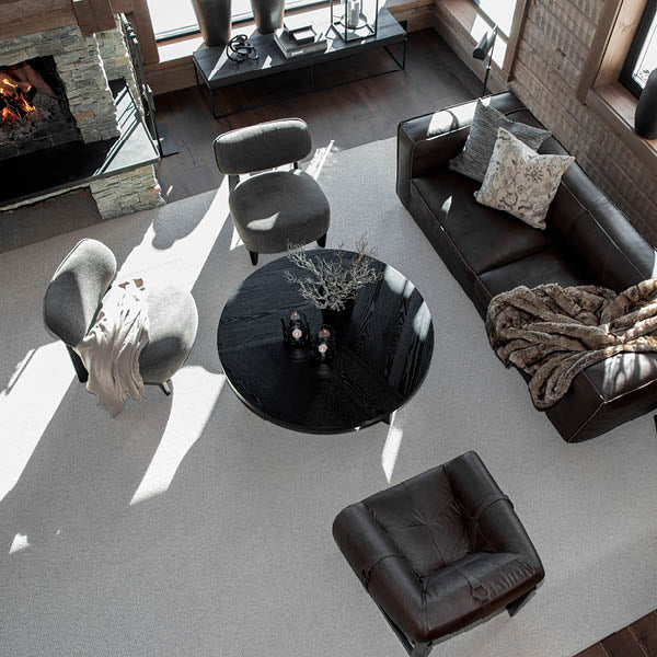 CADEN Sofabord Ø 130 cm Black