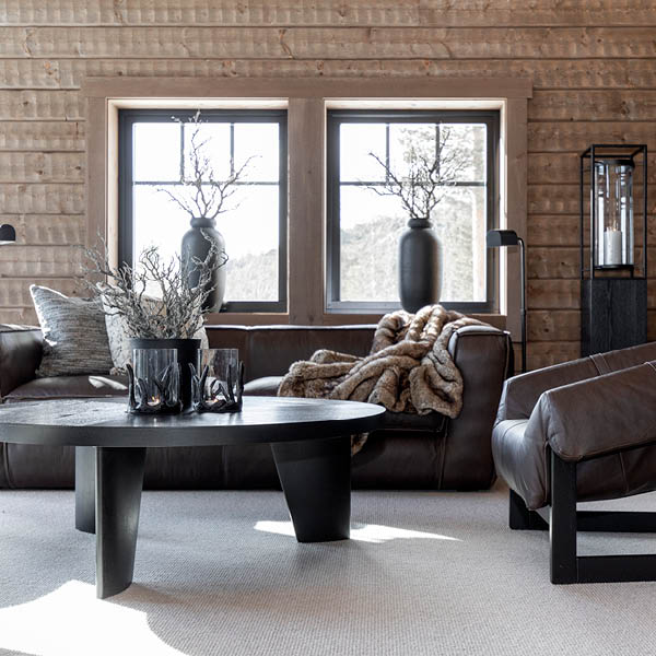 CADEN Sofabord Ø 130 cm Black