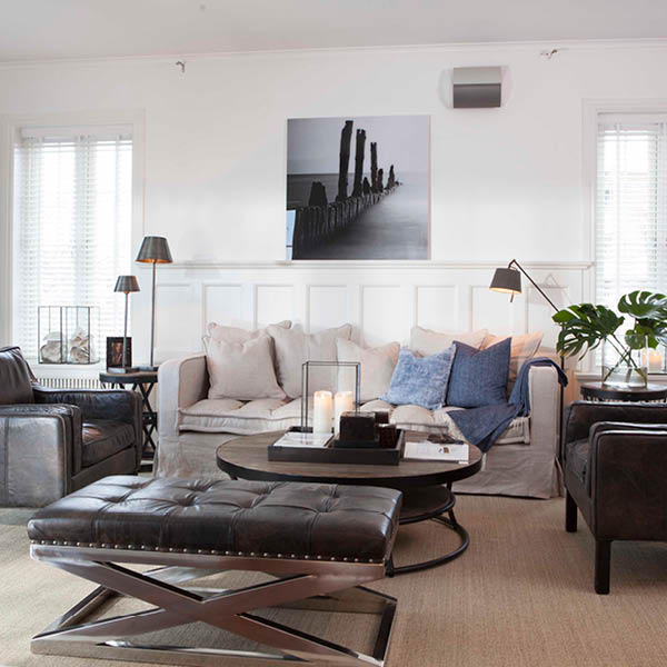 East Sofabord Med Metallramme