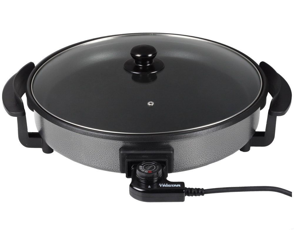Stekepanne  Ø40cm m/glasslokk 230V