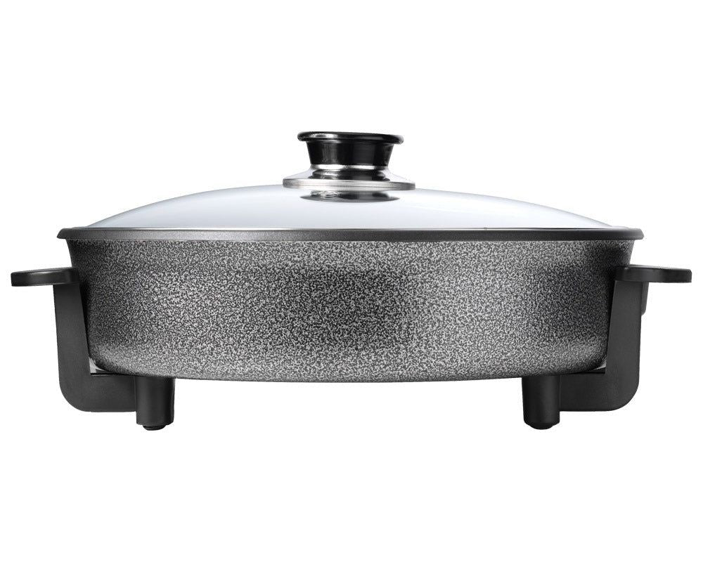 Stekepanne  Ø40cm m/glasslokk 230V