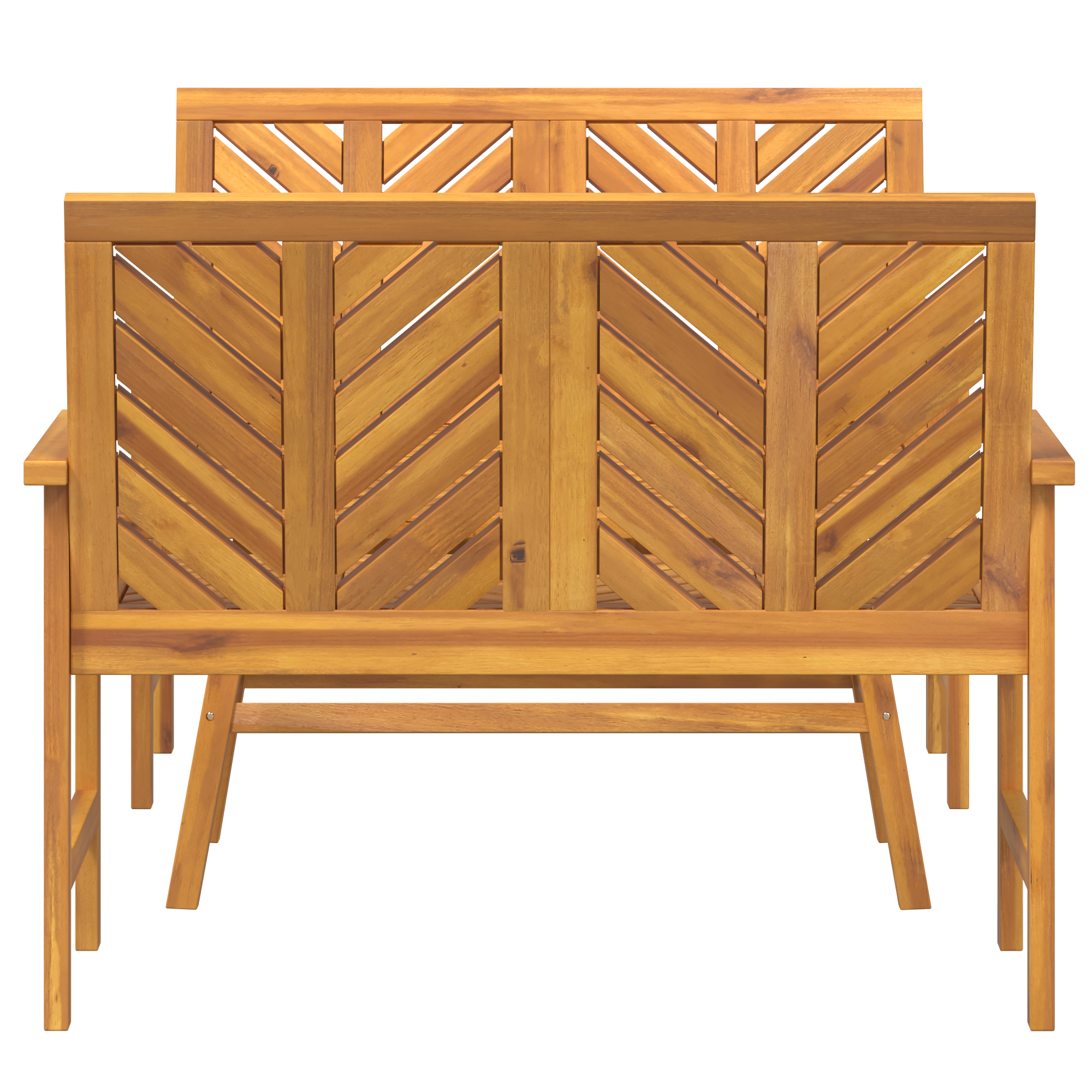 3 Delt Hage Lounge Sett Massivt Tre Acacia
