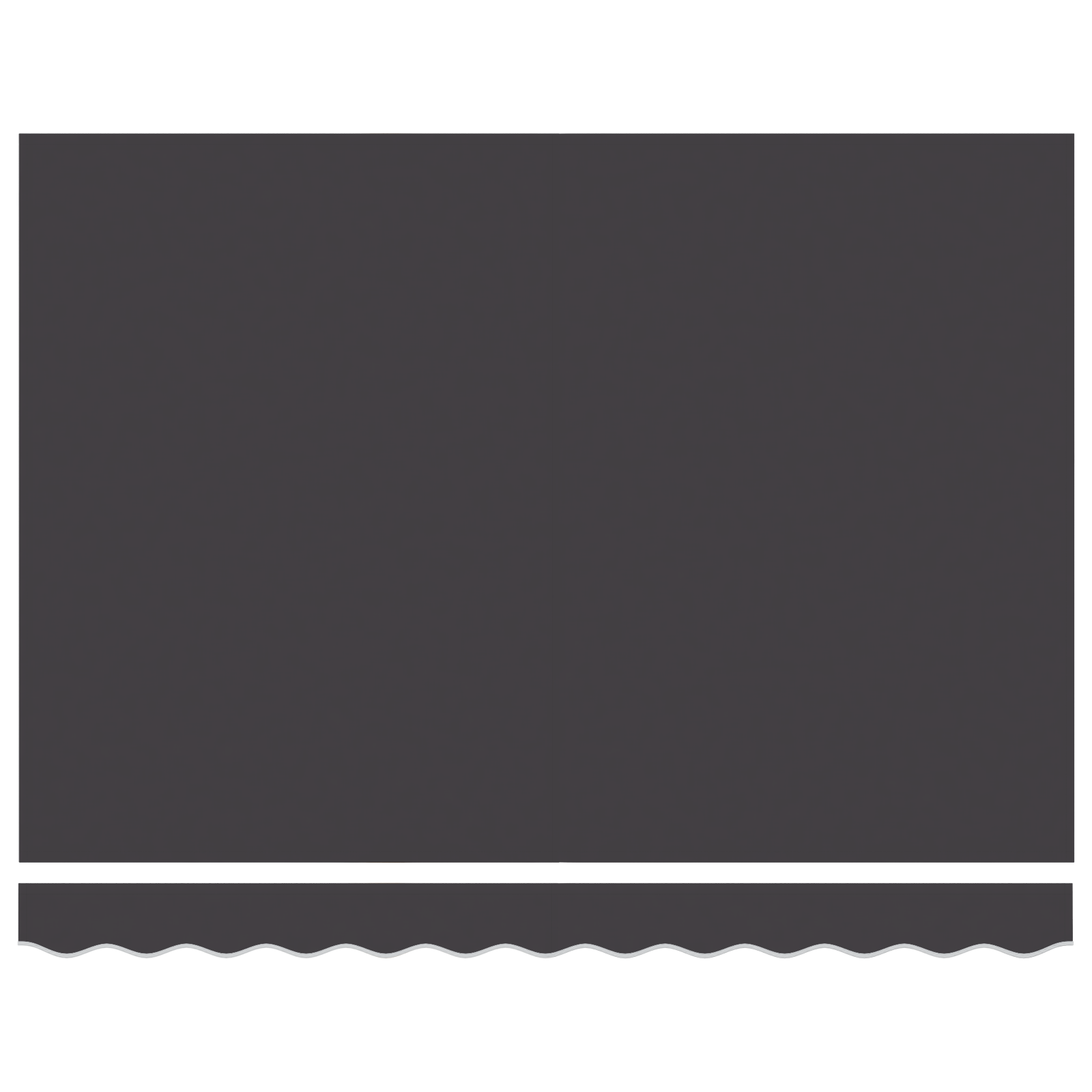 Innvendbar Markise Antrasittgrå 300 x 250 cm Stoff