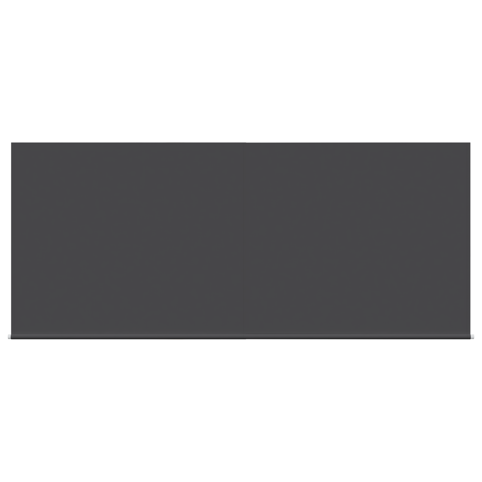 Innvendbar Markise Antrasittgrå 300 x 250 cm Stoff