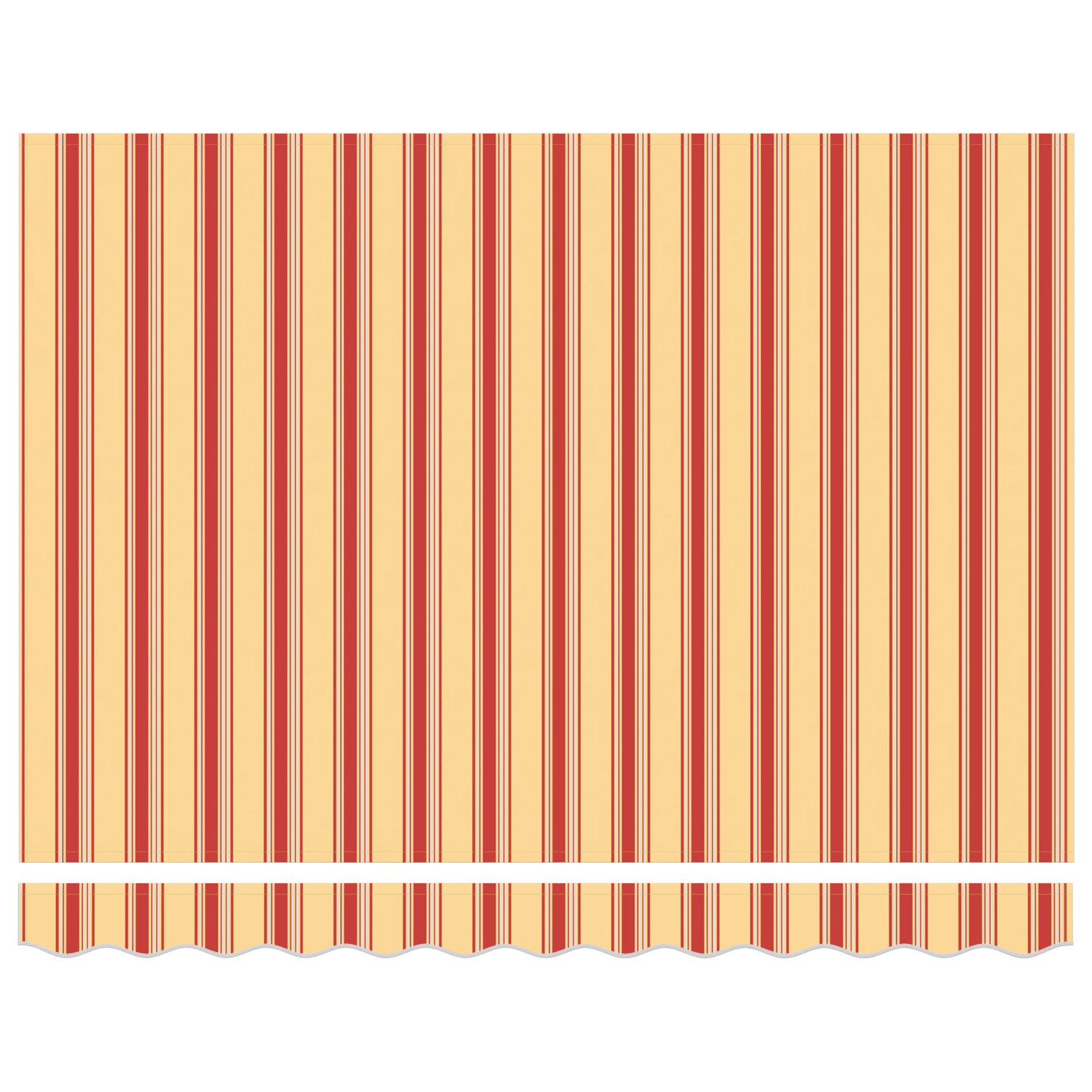 Manuell uttrekkbar markise med LED i gul og oransje 300x250 cm