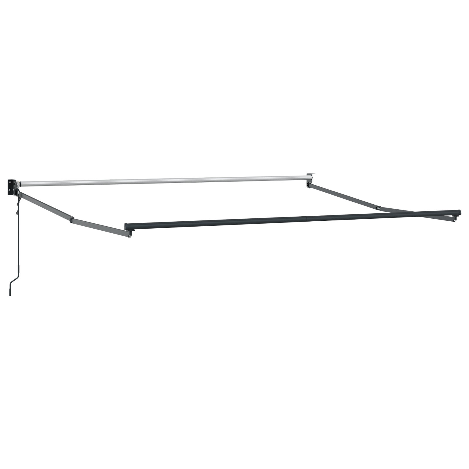 Automatisk Uttrekkbar Markise Rød 300x250 cm