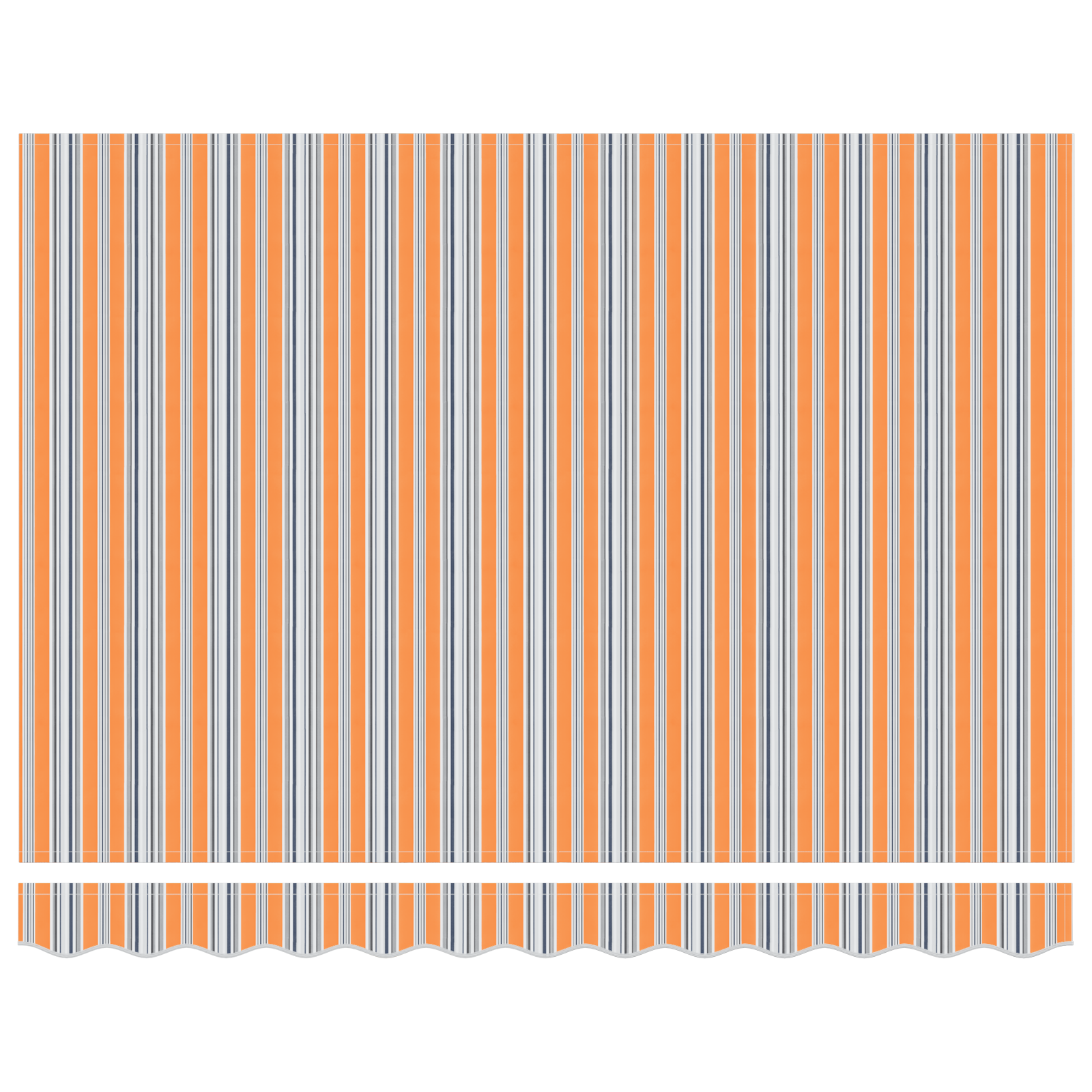 Automatisk Uttrekkbar Markise Flerfarget Stripe 350x250 cm