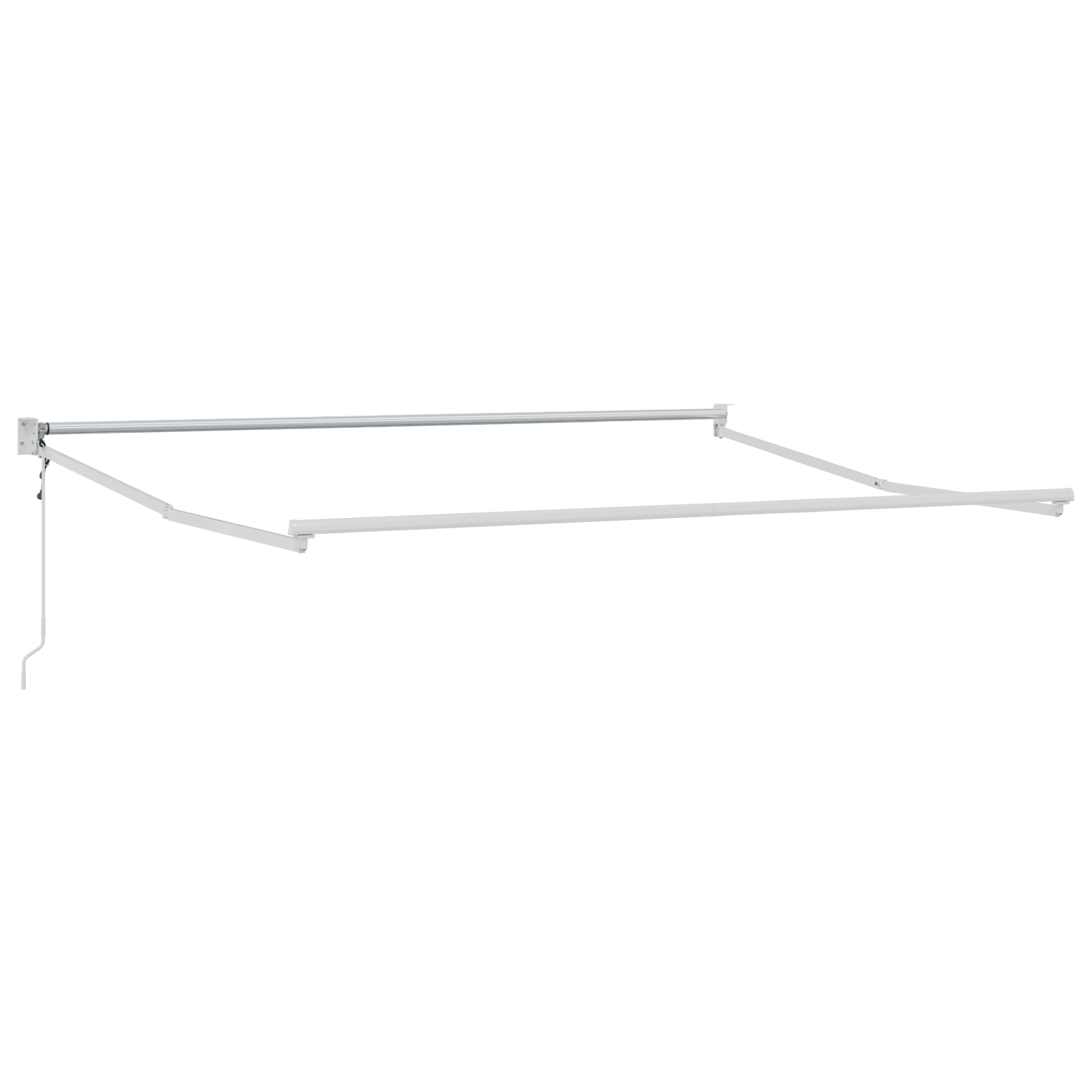 Automatisk Uttrekkbar Markise Lys Grå 350x250 cm