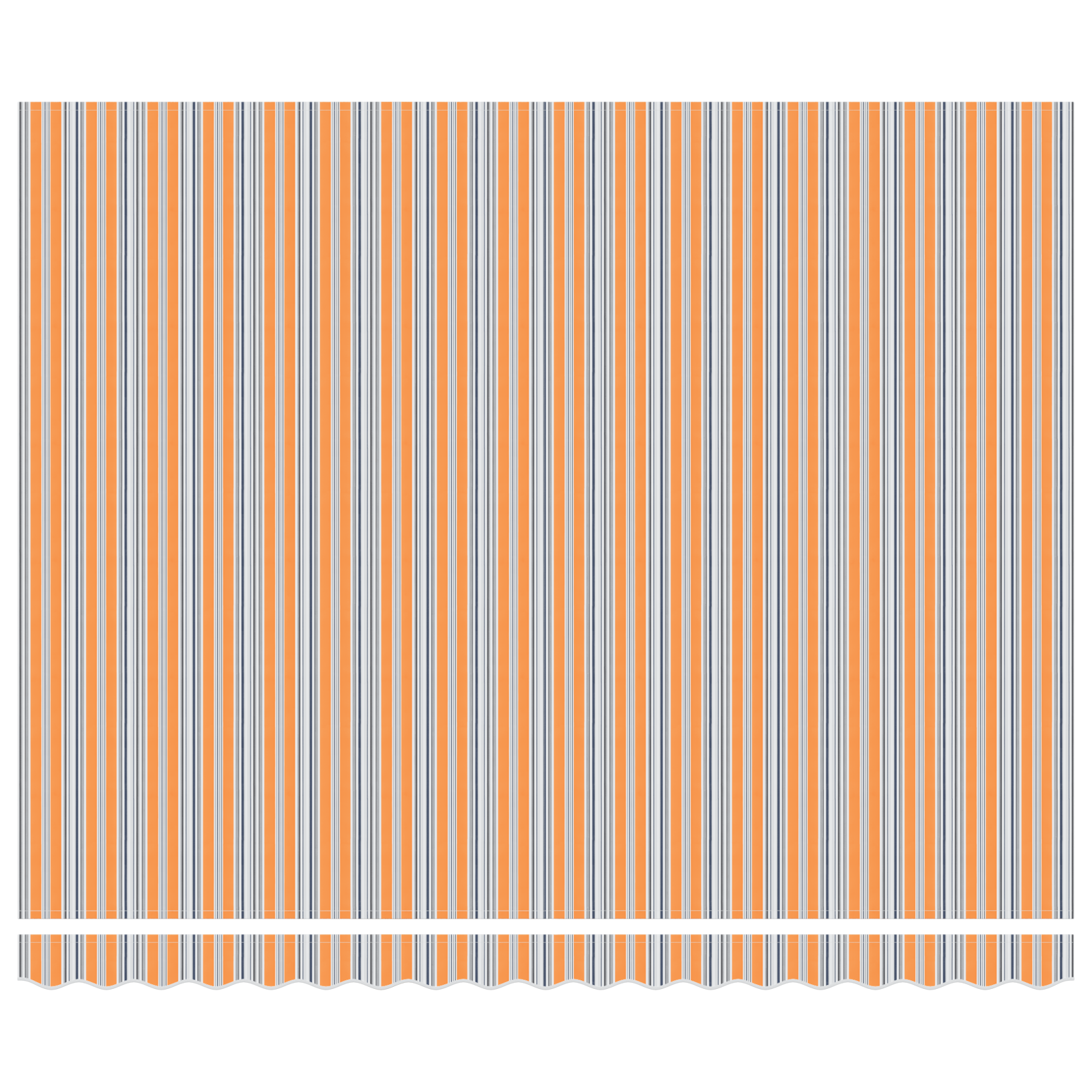 Manuell Uttrekkbar Markise med LED Flerfarget Stripe 400x300 cm